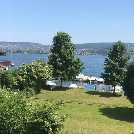 Zuerichsee, Atemberaubender Aussicht Rum i privatbostad Zürich